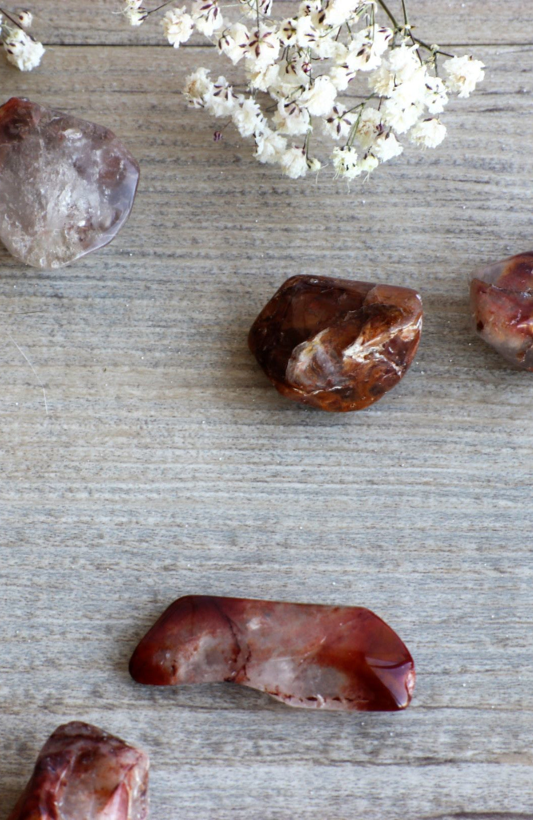 Lodalite Quartz (Med) Tumbled Stones